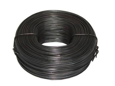 A coil of reinforcement tie wire.